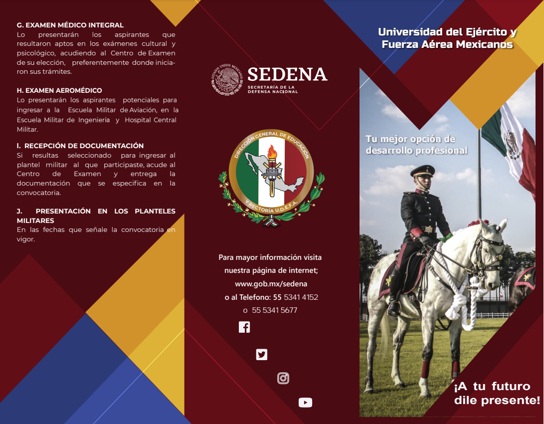 Convocatoria para ingresar a la Universidad del Ejército y Fuerza Aérea